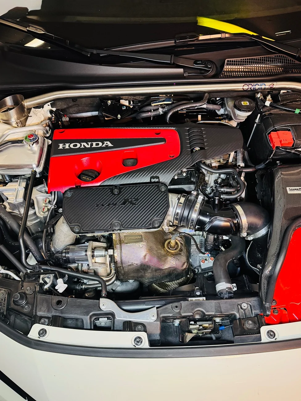 11th Gen Honda Civic Swain Tech Coated TSP Downpipe w/ Thermal Heat Insulation IMG_2882