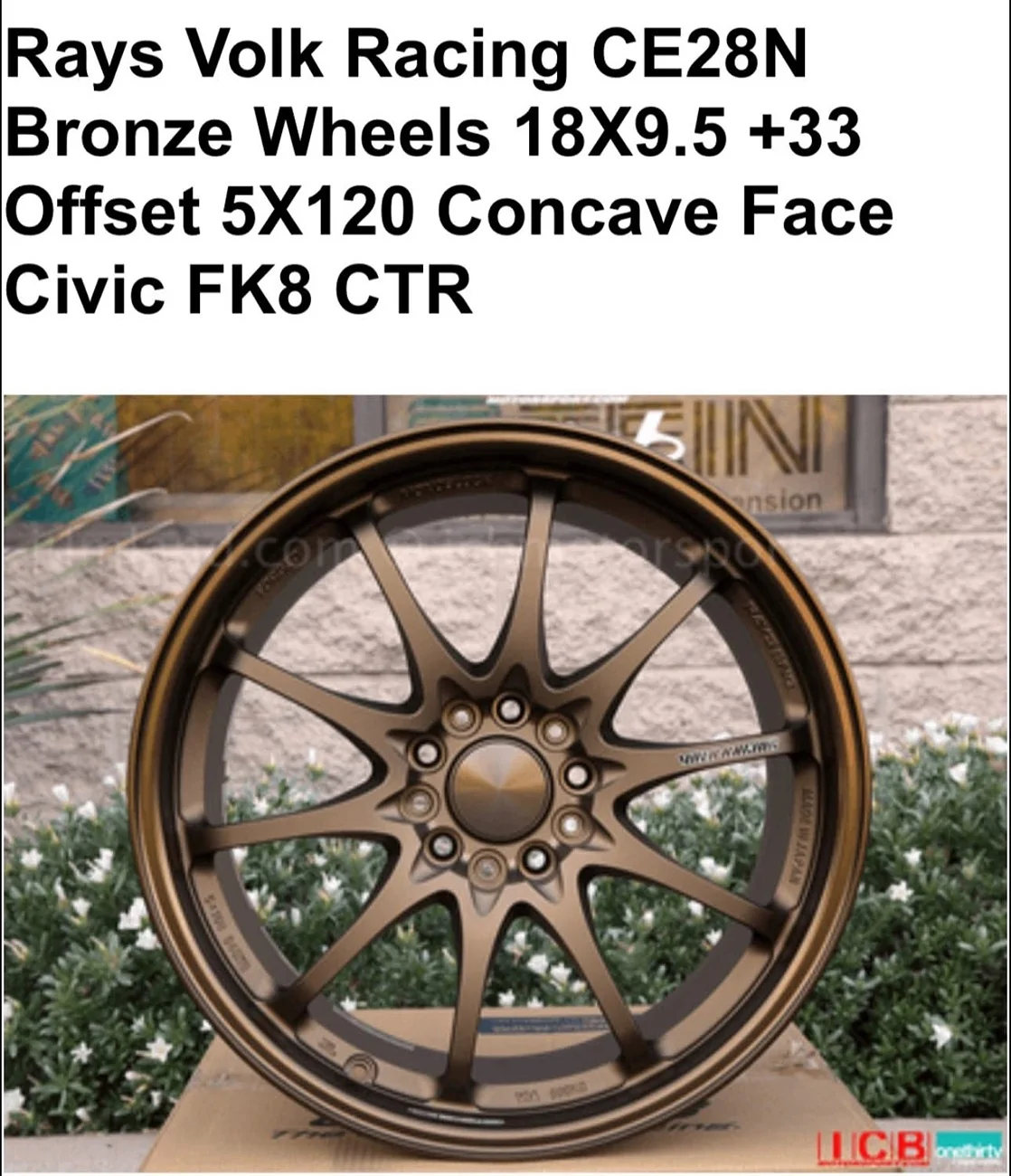 11th Gen Honda Civic Wtb: Rays ce28n OG bronze 18x9.5 +33 or 18x10 +39 5x120 IMG_0708