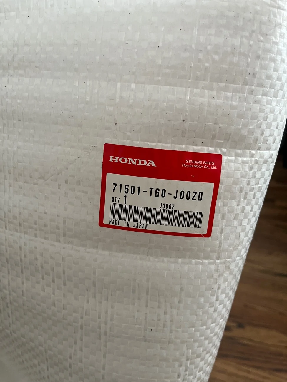 11th Gen Honda Civic OEM Pre-painted rear bumper in championship white IMG_0872