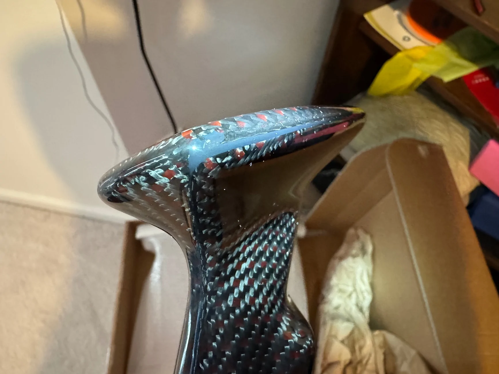 11th Gen Honda Civic Build quality issues with OEM carbon fiber spoiler IMG_4032
