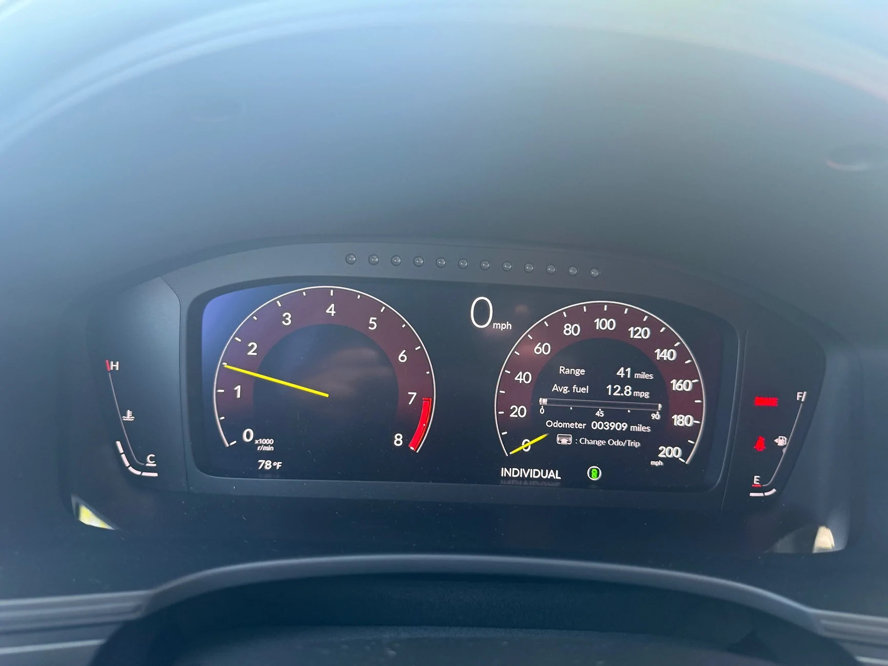 11th Gen Honda Civic Fuel average after 5W30 oil IMG_5197
