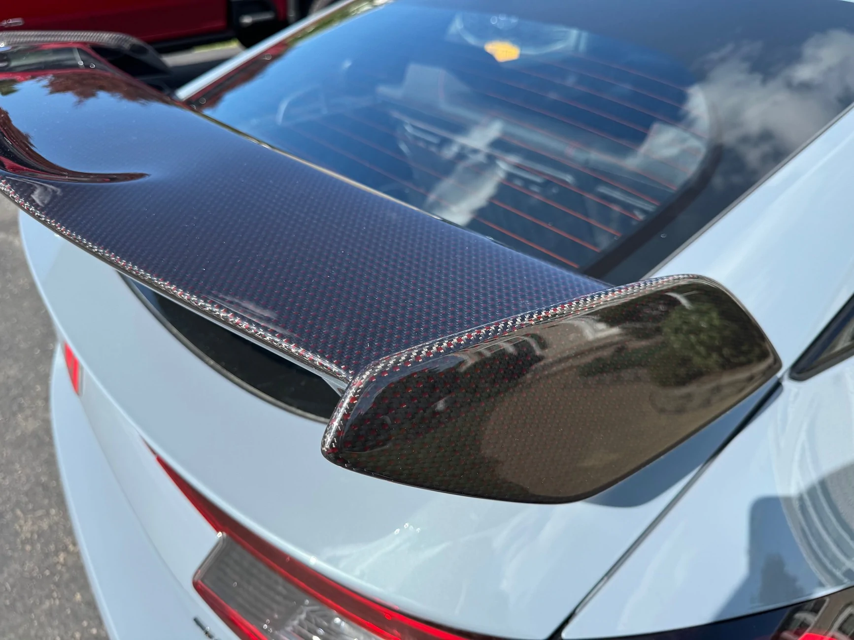 11th Gen Honda Civic Build quality issues with OEM carbon fiber spoiler IMG_4037
