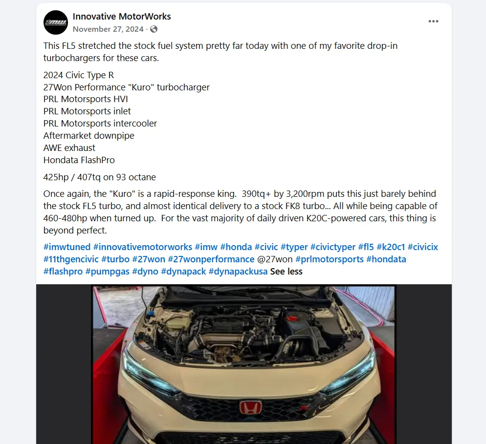 11th Gen Honda Civic Anyone Want to Share Data Logs w/Kuro Turbo? IMW Kuro