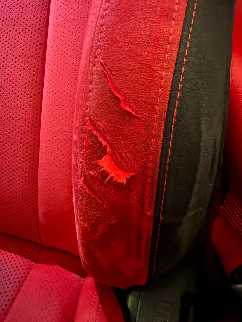 11th Gen Honda Civic Seat Fabric Repair IMG_0474