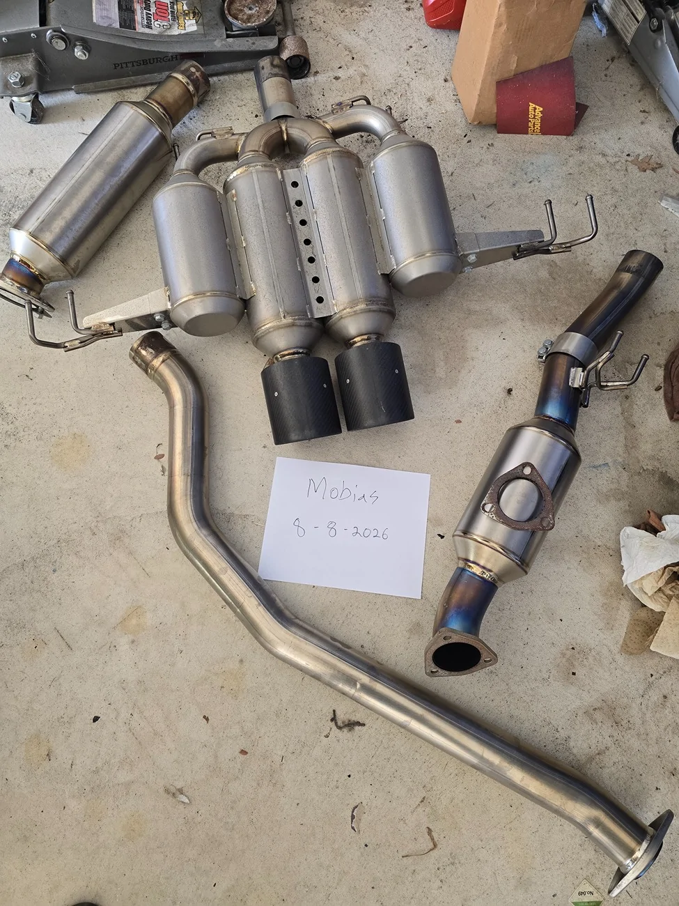 11th Gen Honda Civic FS Fujitsubo Titanium Exhaust FL5 20260808_132740
