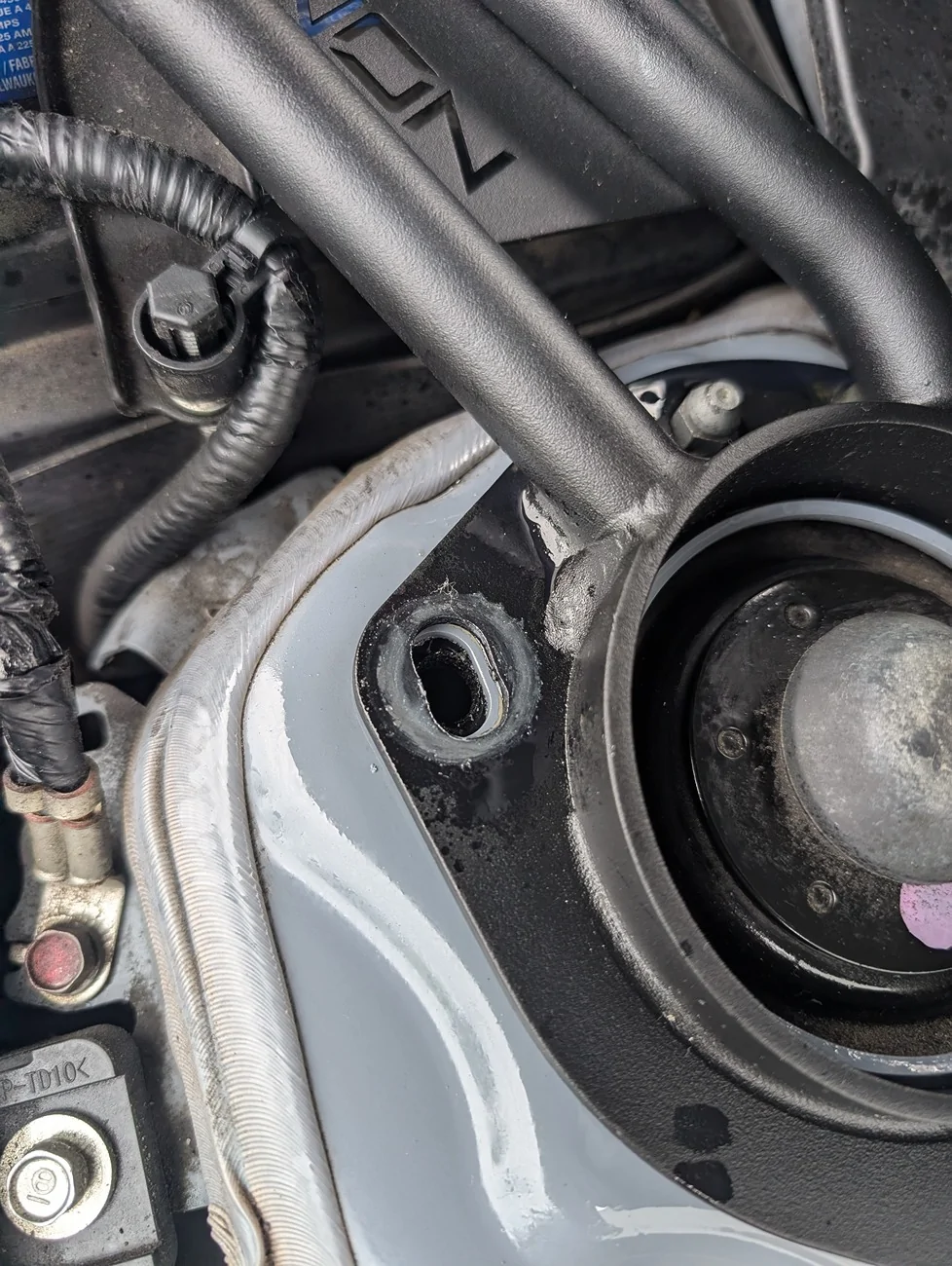11th Gen Honda Civic Broken strut tower bolt, best way to repair? PXL_20260816_175115689