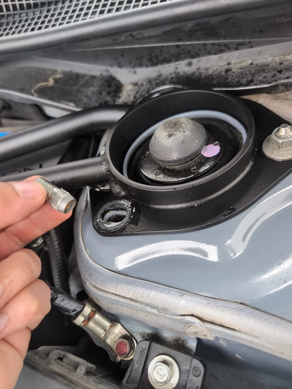 11th Gen Honda Civic Broken strut tower bolt, best way to repair? IMG_20260816_142816