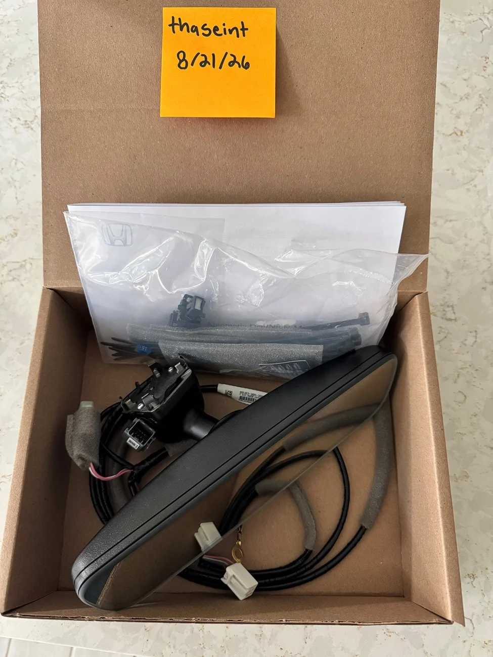 11th Gen Honda Civic ***SOLD*** OEM Honda Accord Autodimming/Homelink mirror with wire harness 22