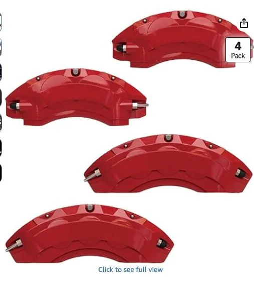 11th Gen Honda Civic Aluminum Brake Covers for an Si Captur