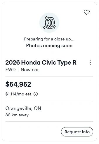 11th Gen Honda Civic Canadian dealer asked what colour Type R I want 1787925442843-jc