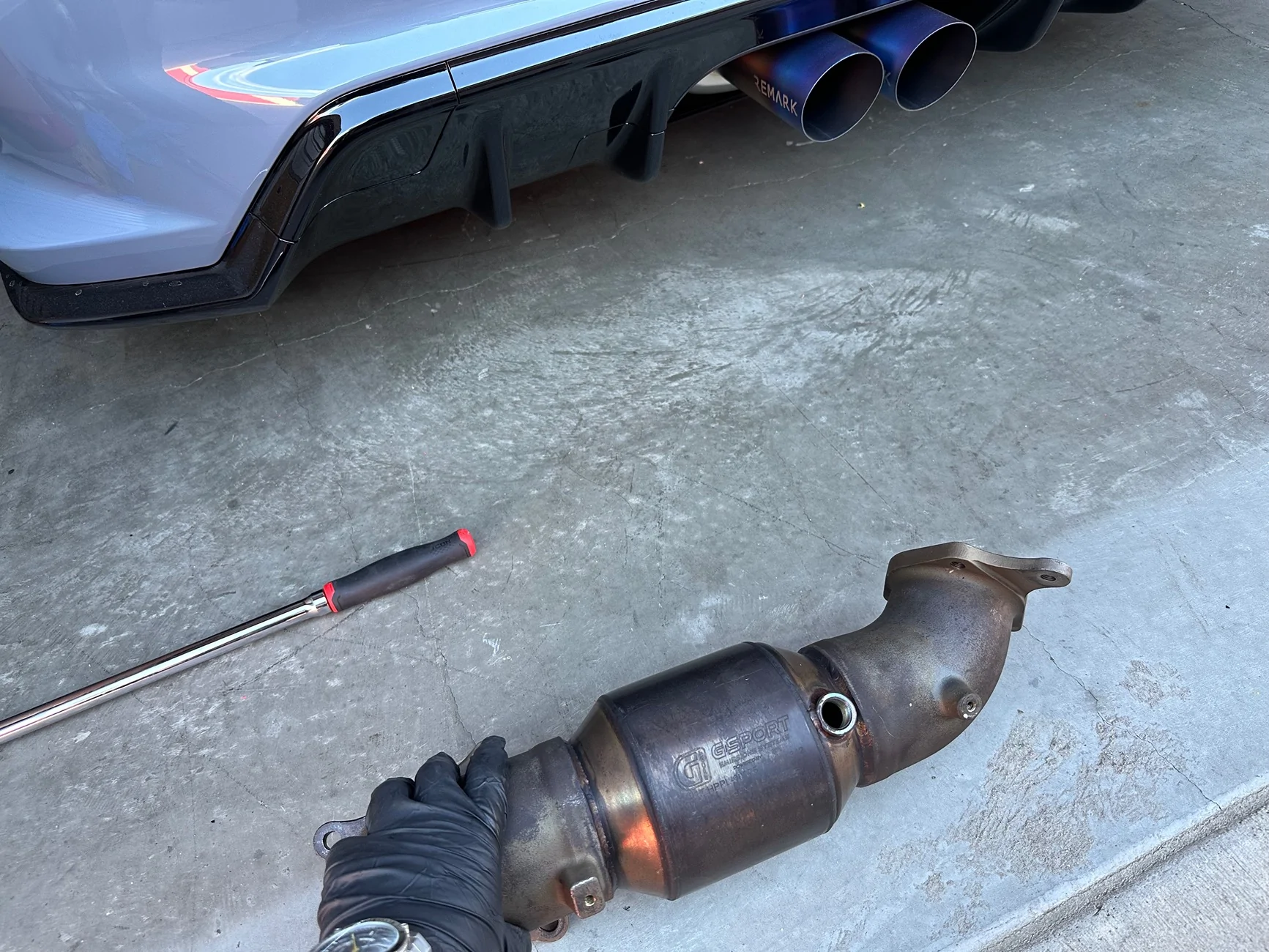 11th Gen Honda Civic Fl5 TSP Downpipe IMG_0198