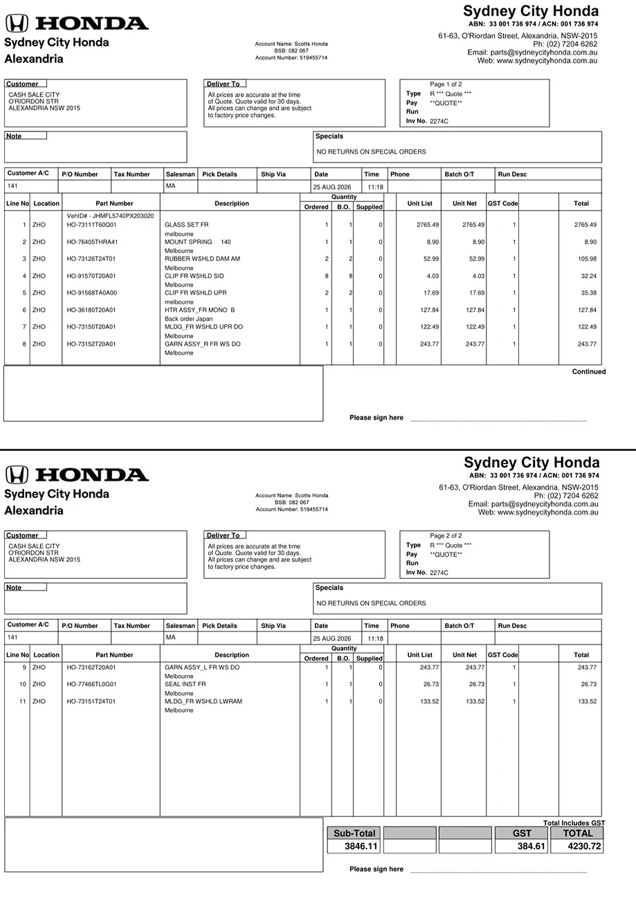 11th Gen Honda Civic Aftermarket windscreen glass using OEM seals Screenshot_20260827_163402_Adobe Acrobat