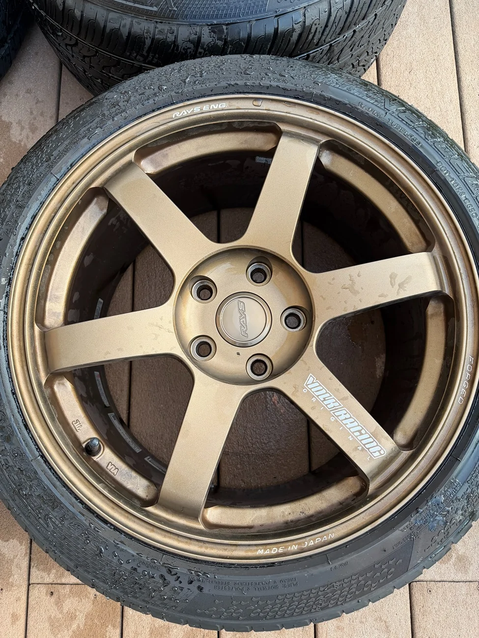 11th Gen Honda Civic Volk Racing TE37 Saga - 18x9.5 +45 5x120 - Bronze Set IMG_3587