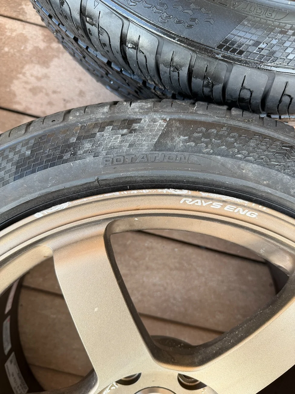 11th Gen Honda Civic Volk Racing TE37 Saga - 18x9.5 +45 5x120 - Bronze Set IMG_3582