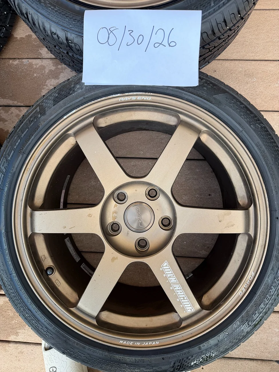 11th Gen Honda Civic Volk Racing TE37 Saga - 18x9.5 +45 5x120 - Bronze Set IMG_3581