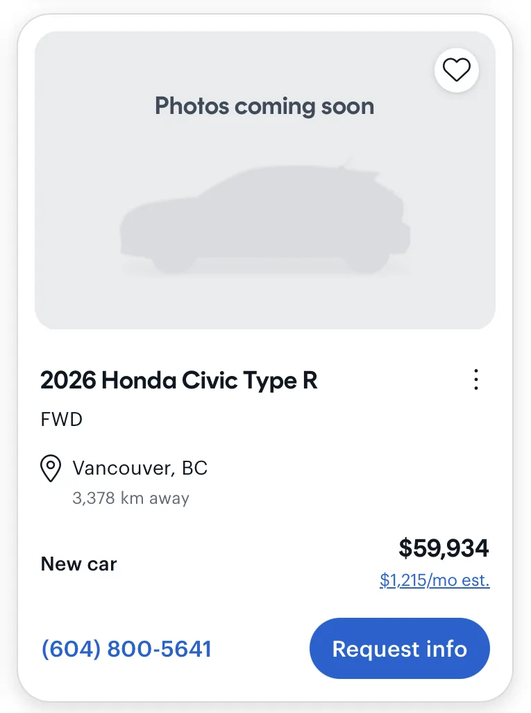 11th Gen Honda Civic Canadian dealer asked what colour Type R I want 1788505329086-h8