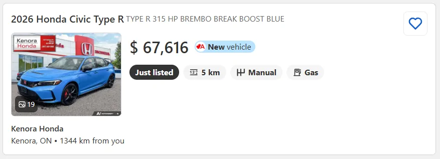 11th Gen Honda Civic Canadian dealer asked what colour Type R I want 1788616534160-l6
