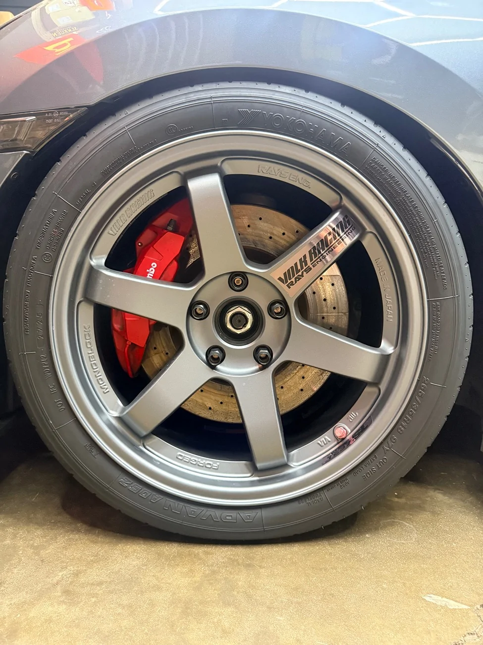 11th Gen Honda Civic Te37SL Titanium Gunmetal 18x9.5+38 IMG_4729