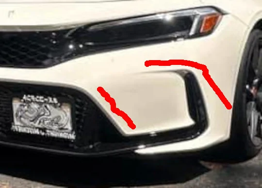 11th Gen Honda Civic Mikstore fog lights FL5 front