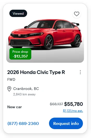 11th Gen Honda Civic Canadian dealer asked what colour Type R I want 1788752319525-6d