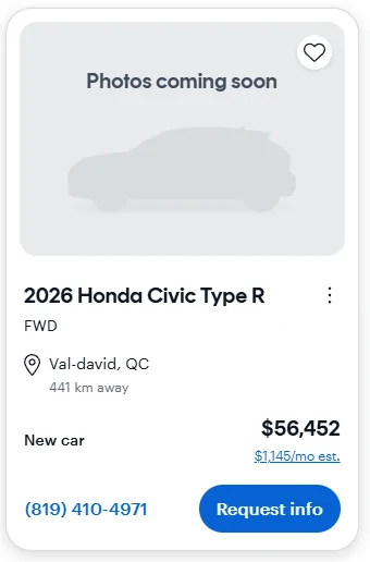 11th Gen Honda Civic Canadian dealer asked what colour Type R I want 1789098759698-j0