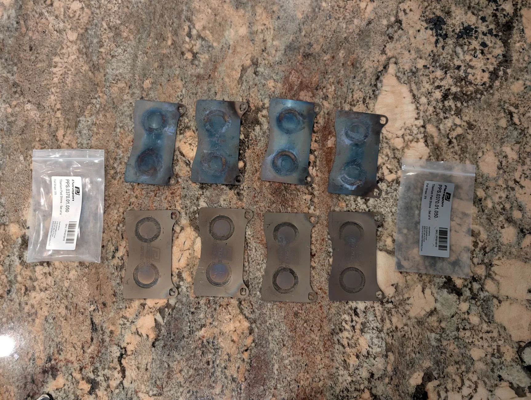 11th Gen Honda Civic FS: EBC SR11 Brake Pads, FX3D Mud Guards, & Paragon Titanium Shims PXL_20260905_144648134