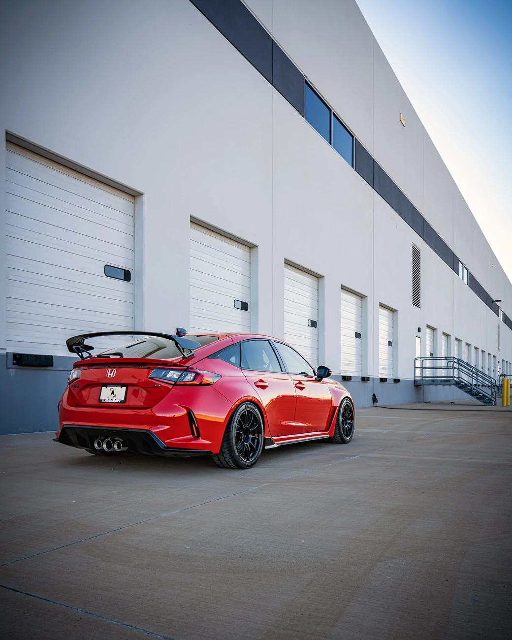 11th Gen Honda Civic Official RALLYE RED FL5 Type R Photos Thread TC105X Custom Black-7