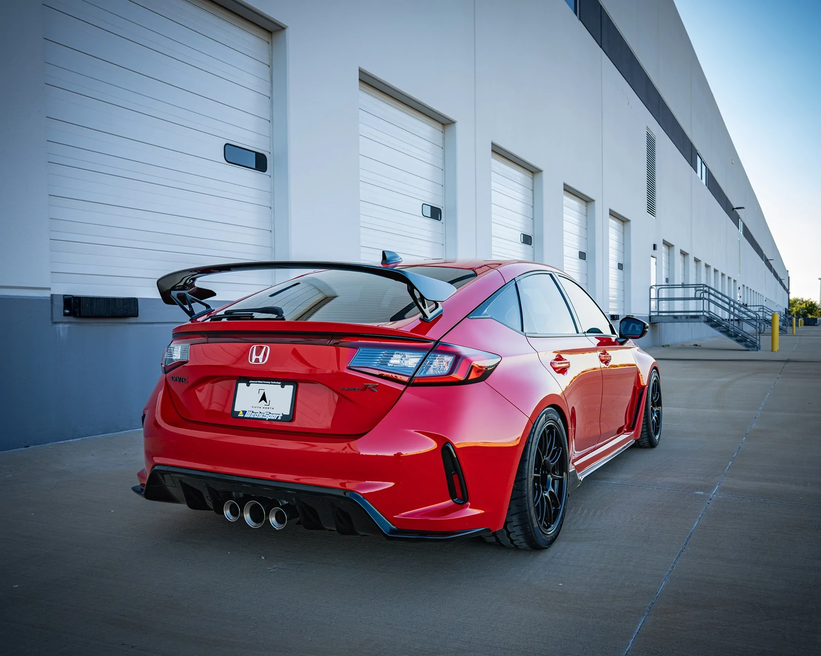 11th Gen Honda Civic Official RALLYE RED FL5 Type R Photos Thread TC105X Custom Black-9