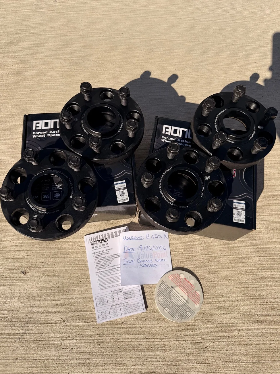 11th Gen Honda Civic SOLD $200 BONOSS Flush Stance Wheel Spacer Full Set (20mm / 25mm) – FL5 Civic Type R – Excellent Condition (<5k Miles) IMG_0987
