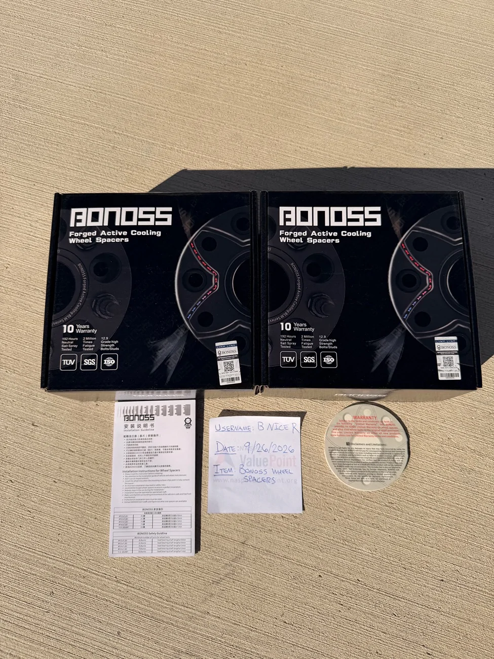 11th Gen Honda Civic SOLD $200 BONOSS Flush Stance Wheel Spacer Full Set (20mm / 25mm) – FL5 Civic Type R – Excellent Condition (<5k Miles) IMG_0991