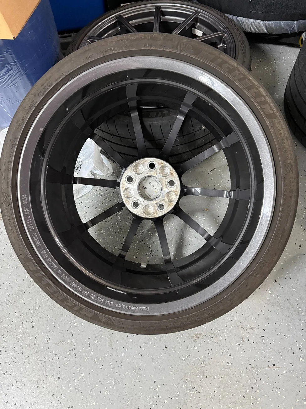 11th Gen Honda Civic FS: OEM FL5 Forged Wheels + Tires wheelback2