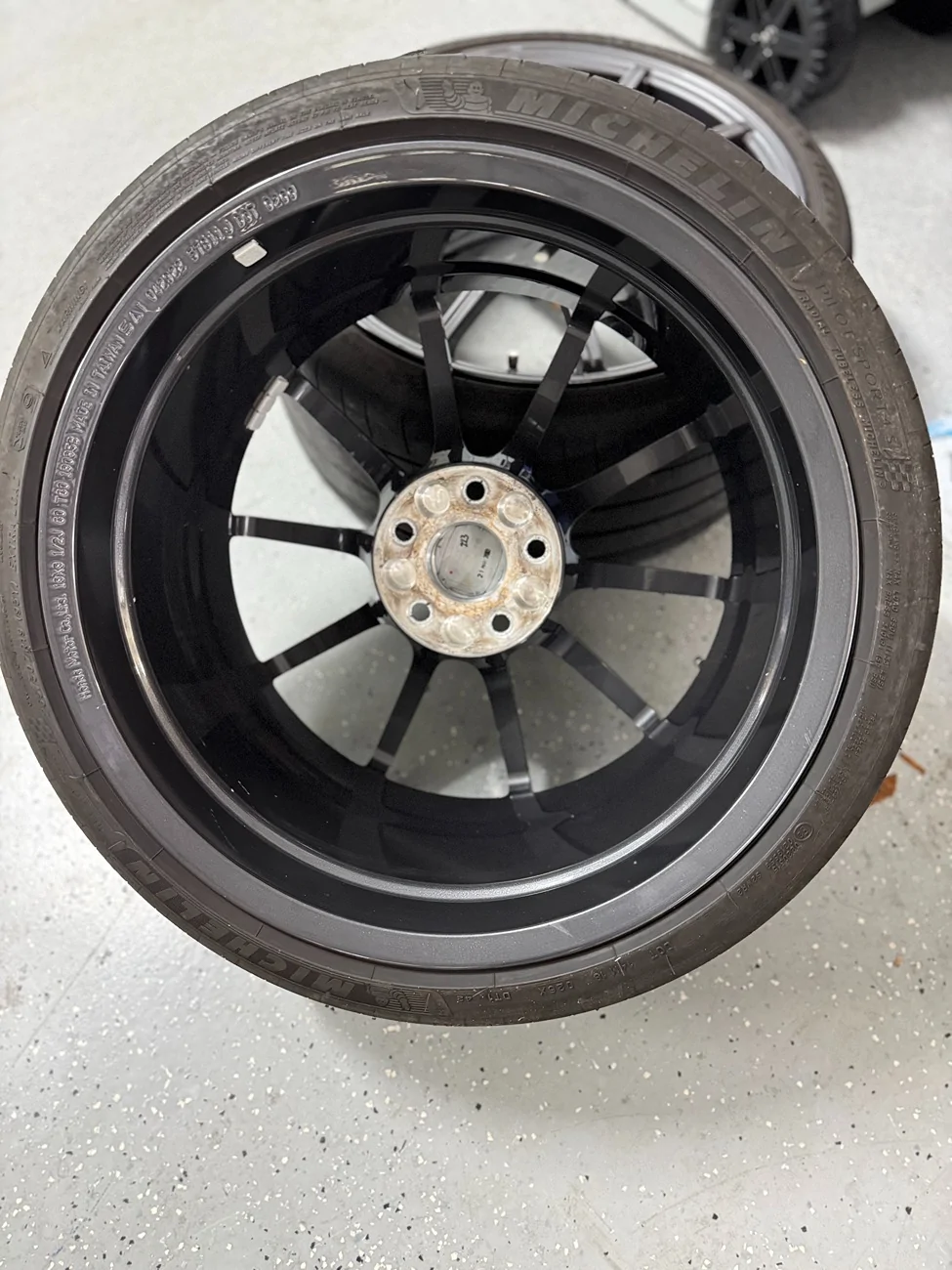 11th Gen Honda Civic FS: OEM FL5 Forged Wheels + Tires wheelback3