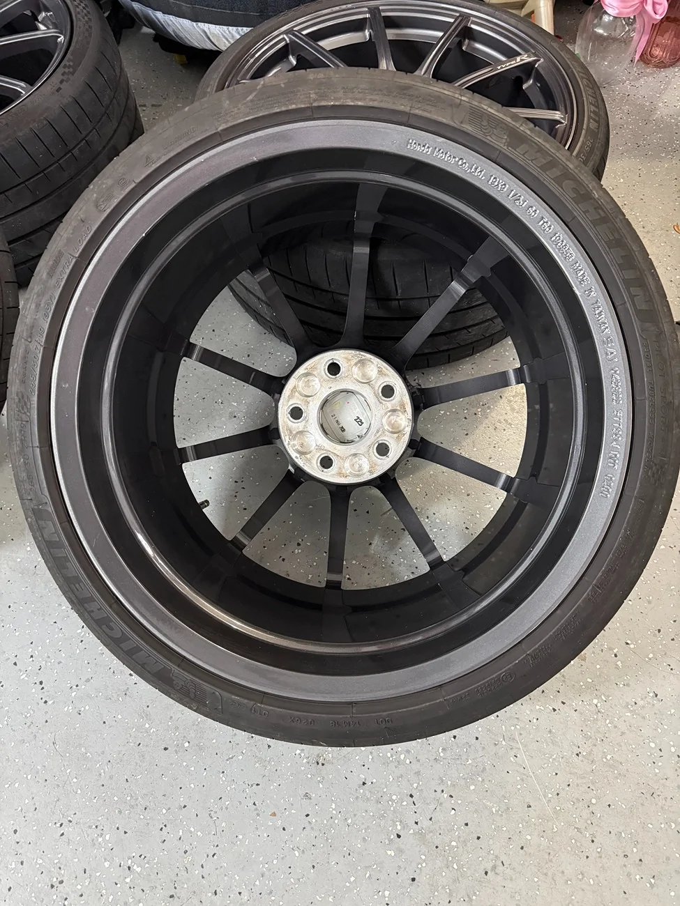 11th Gen Honda Civic FS: OEM FL5 Forged Wheels + Tires wheelback1