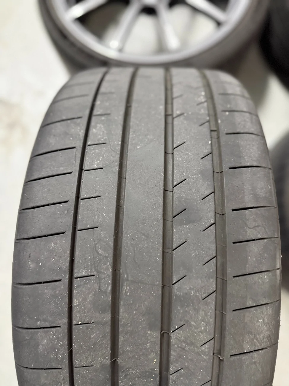 11th Gen Honda Civic FS: OEM FL5 Forged Wheels + Tires tread1