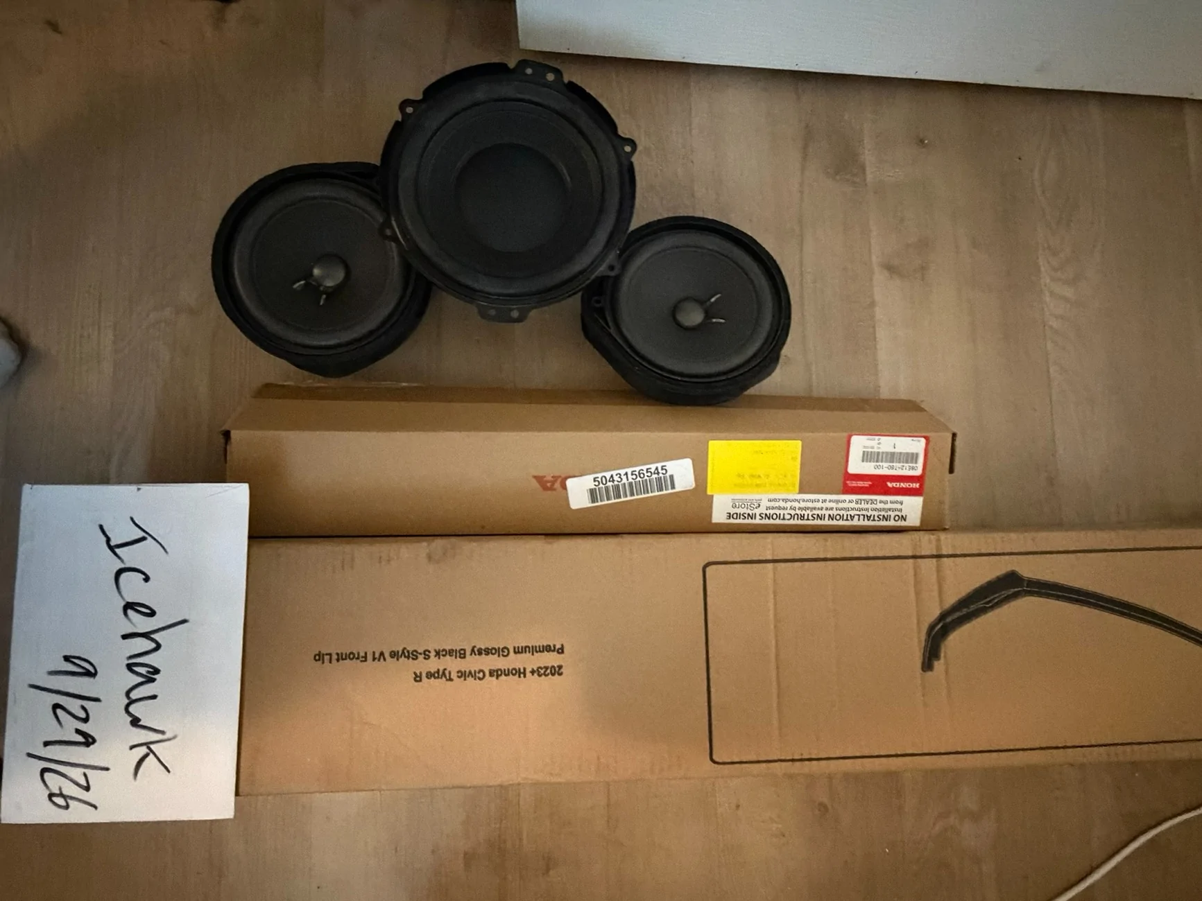 11th Gen Honda Civic NIB - OEM lighted door sills, AFD V1 lip, Ti shift knobs, misc free OEM bits Sills Li
