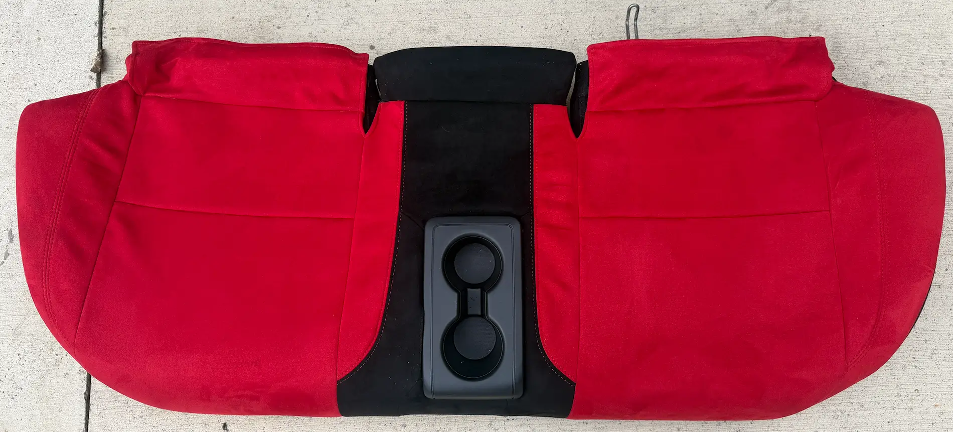 11th Gen Honda Civic FOR SALE - Red L1MTD_R Hypersuede Rear Seat Cover for FL5 - $350 Screen Shot 2026-10-05 at 11.45.24 AM