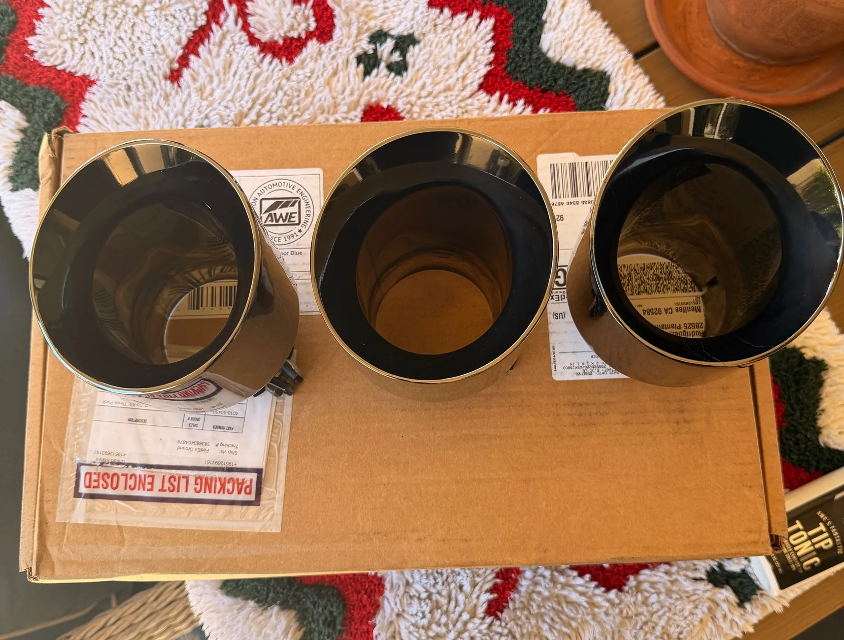 11th Gen Honda Civic AWE Touring/Track Exhaust Black Diamond Tips IMG_3437 2