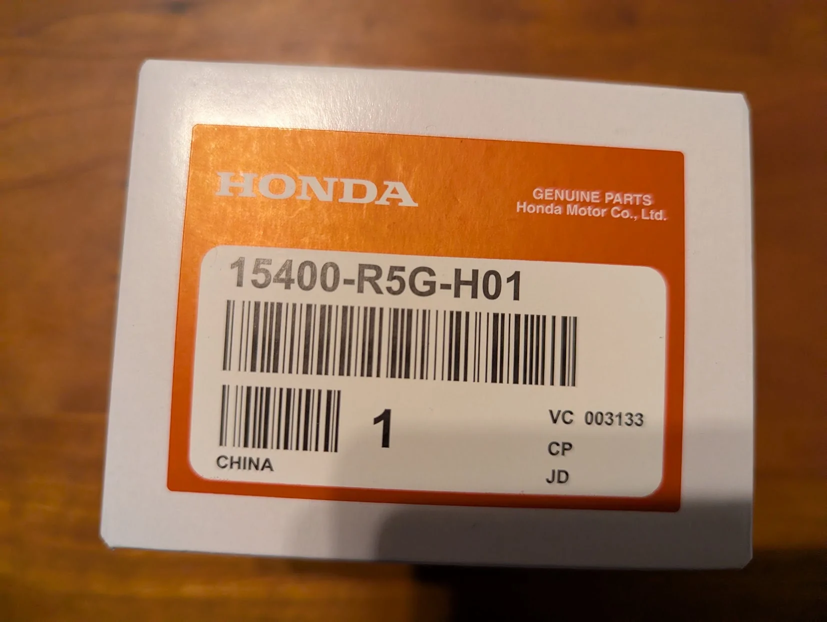 11th Gen Honda Civic Beware 15400-RTA-003 f1