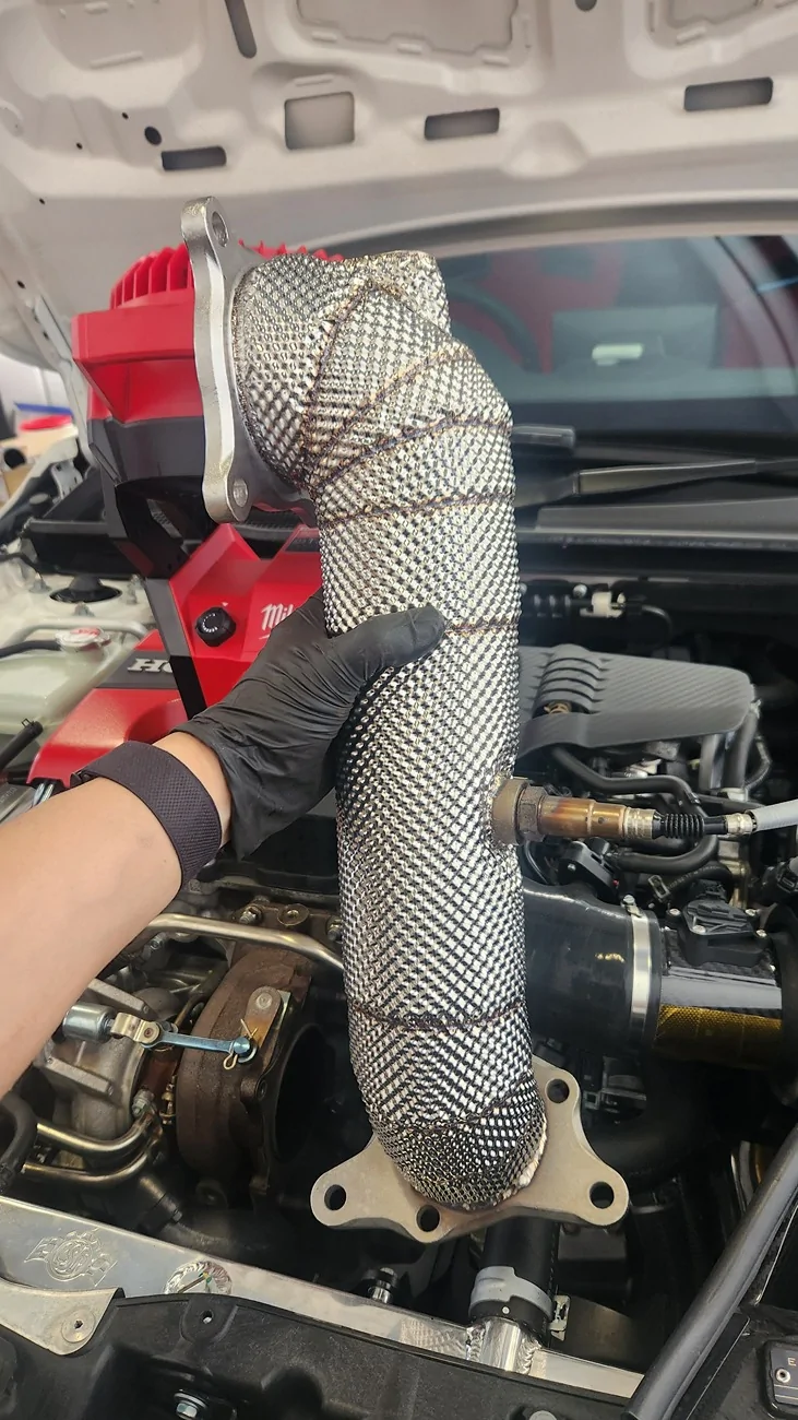 11th Gen Honda Civic Downpipe Hard Lagging, Soft Lagging, and Coating Discussion 20251119_085807
