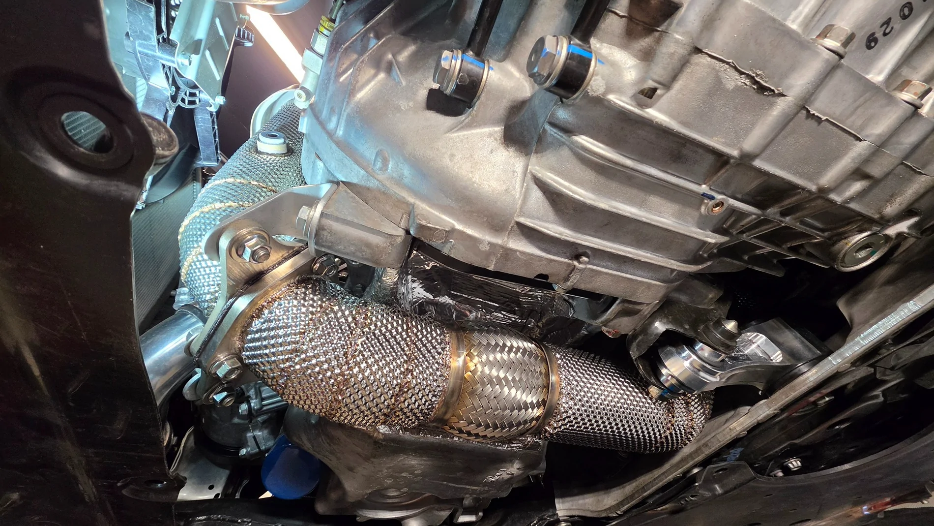 11th Gen Honda Civic Downpipe Hard Lagging, Soft Lagging, and Coating Discussion 20260811_213251