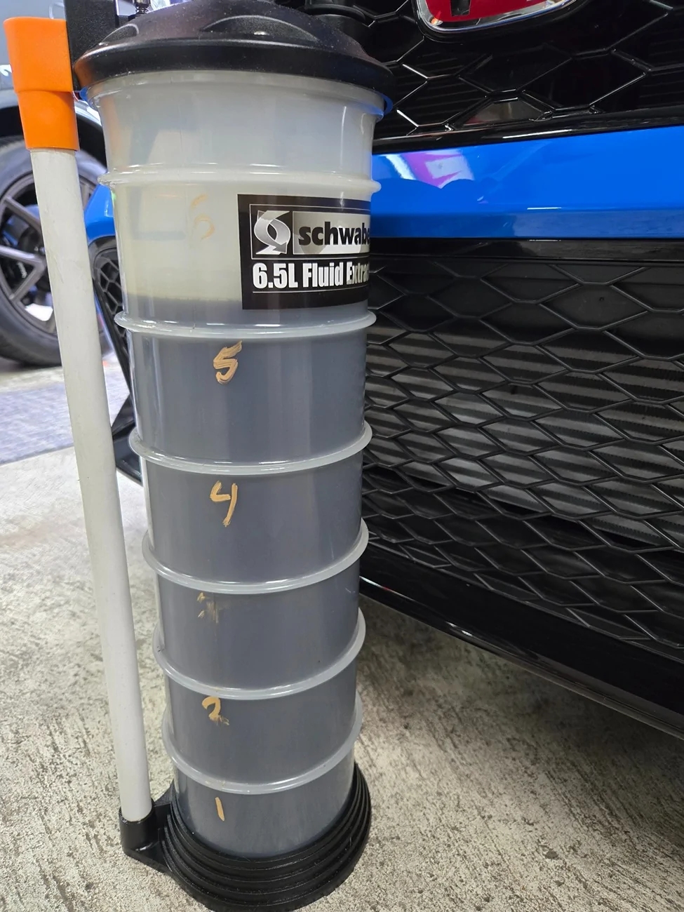 11th Gen Honda Civic First oil change using a Fluid Extractor 20261014_095917