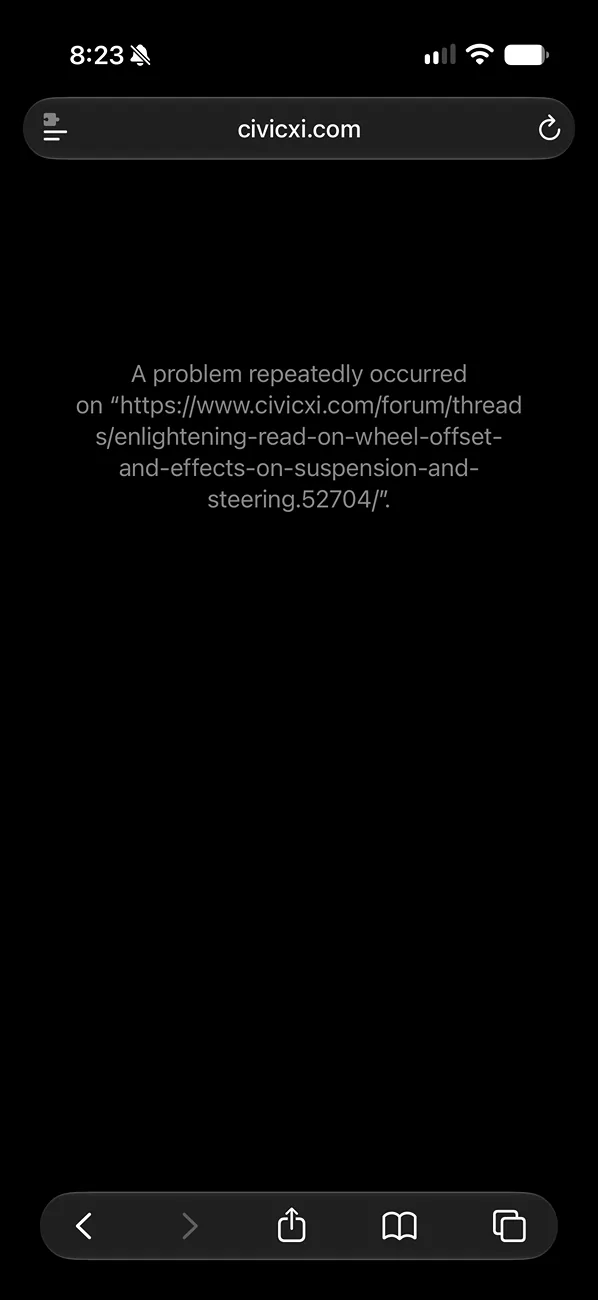 11th Gen Honda Civic Safari on iOS Problems Loading Forum? Mod/Admin FYI! IMG_7020