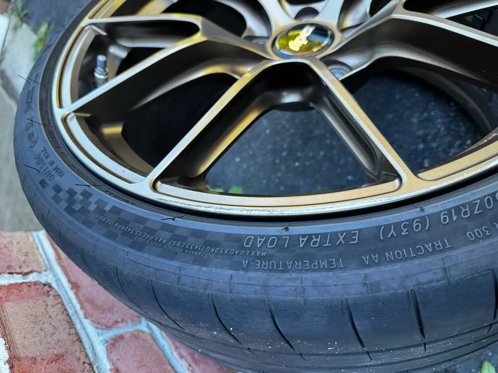 11th Gen Honda Civic Apex VS-5RS Satin Bronze 19x9.5+45 with OEM Michelin PS4S 1792841212473-fc
