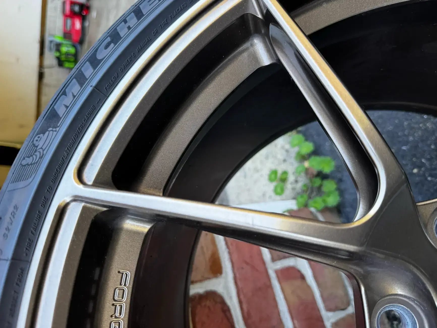 11th Gen Honda Civic Apex VS-5RS Satin Bronze 19x9.5+45 with OEM Michelin PS4S 1792841349816-sx