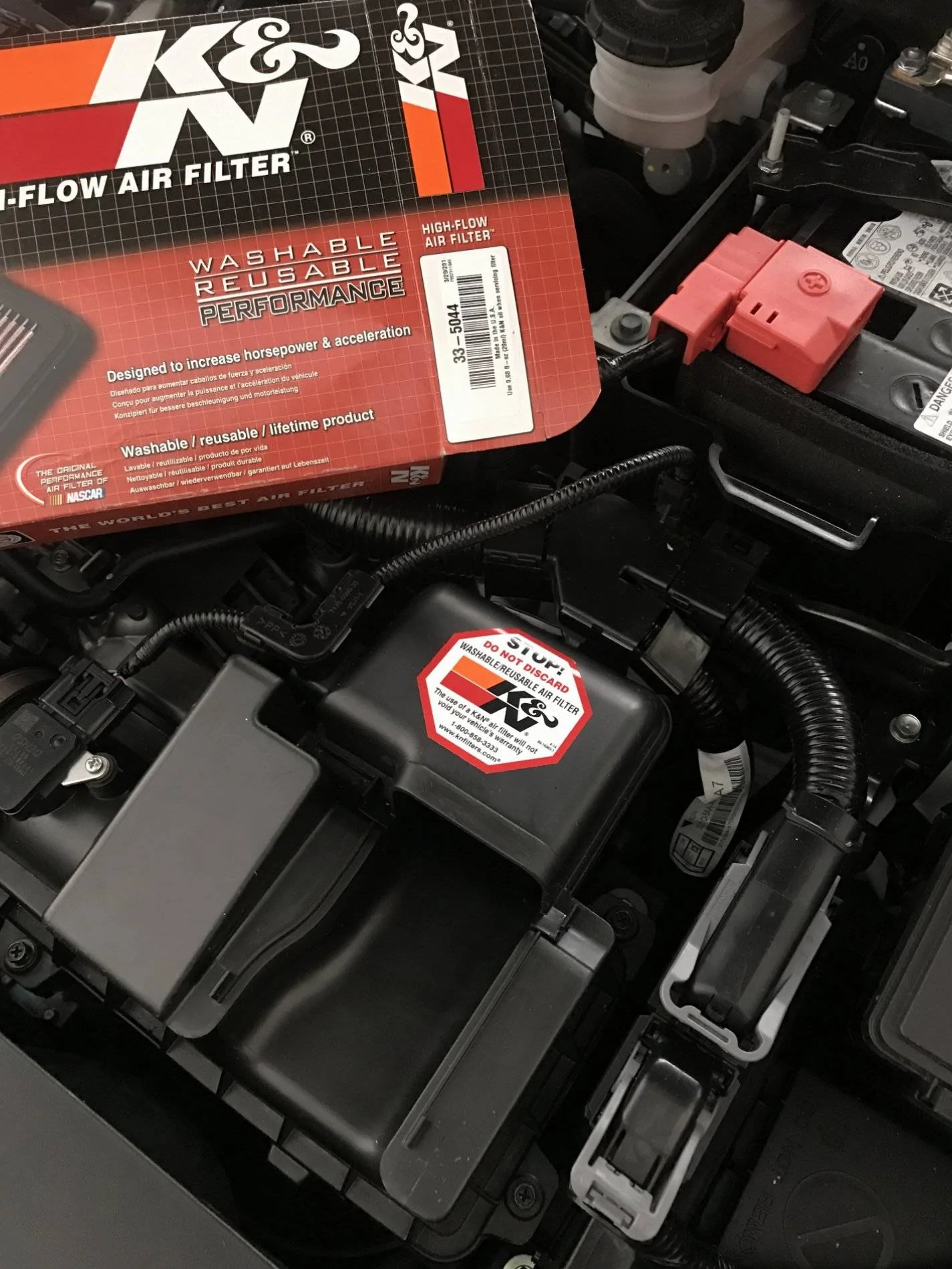 11th Gen Honda Civic K&N Replacement Air Filter 1.5LT IMG_3026