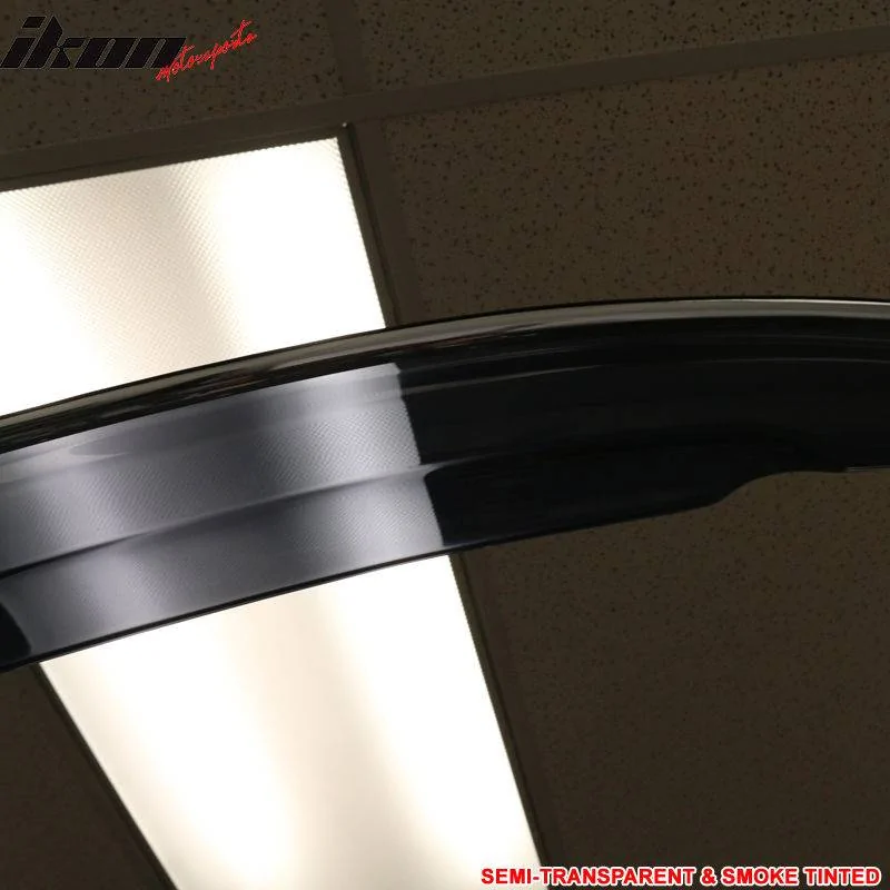 11th Gen Honda Civic 16-17 Civic 10th Gen Sedan - OE Style Window Visor w/Chrome trim - WD-HC164OE-CHR WD-HC164OE-CHR-6