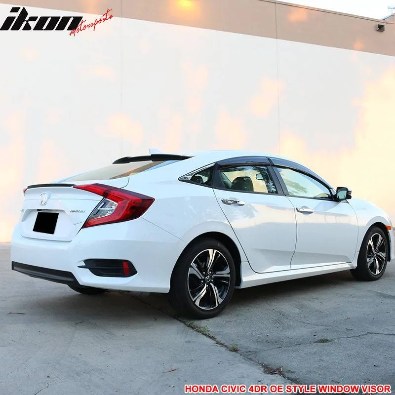 11th Gen Honda Civic 16-17 Civic 10th Gen Sedan - OE Style Window Visor - WD-HC164OE WD-HC164OE-6