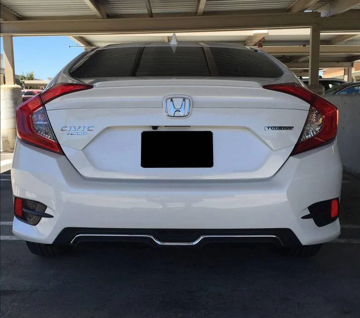 11th Gen Honda Civic 16-17 Civic 10th Gen Sedan - Carbon Fiber Rear Diffuser (PP) - BLD-HC164H-PPCFCM BLD-HC164H-PPCFCM-6