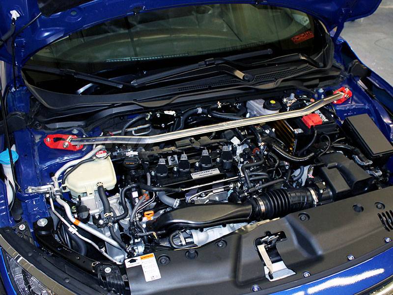11th Gen Honda Civic SiriMoto Front Strut Bar Pre-Order! 41126_2921___SM-HC16-SB-FU%20Installed%201