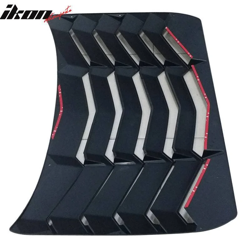 11th Gen Honda Civic 16-17 Civic 10th Gen Sedan - 4D Rear Window Louvers Cover (ABS) - WDLR-HC164 WDLR-HC164-4